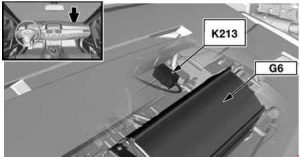 Relé čerpadla elektrického vakua (K213) pro sekundární vzduchové čerpadlo