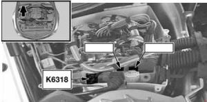 Relé čerpadla, SMG (K6318) pro motor N62