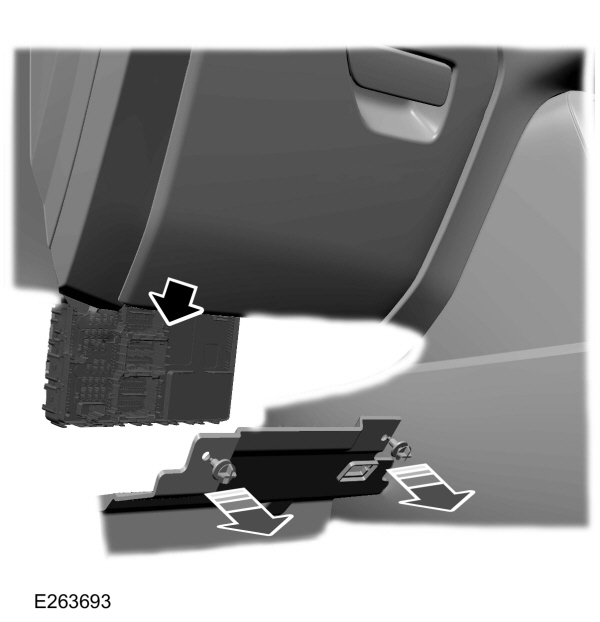 Detailní schéma pojistek Ford EcoSport pro pojistkovou skříň v kabině.