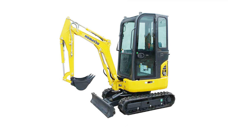 Komatsu PC14R-2 – pojistková skříňka