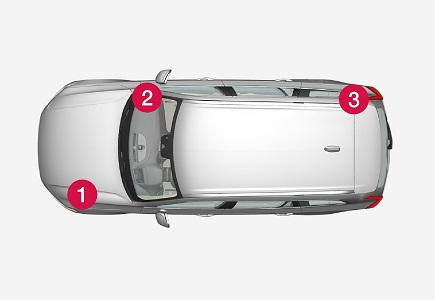 Schéma pojistkové skříňky Volvo S60 pro zapalovač cigaret.